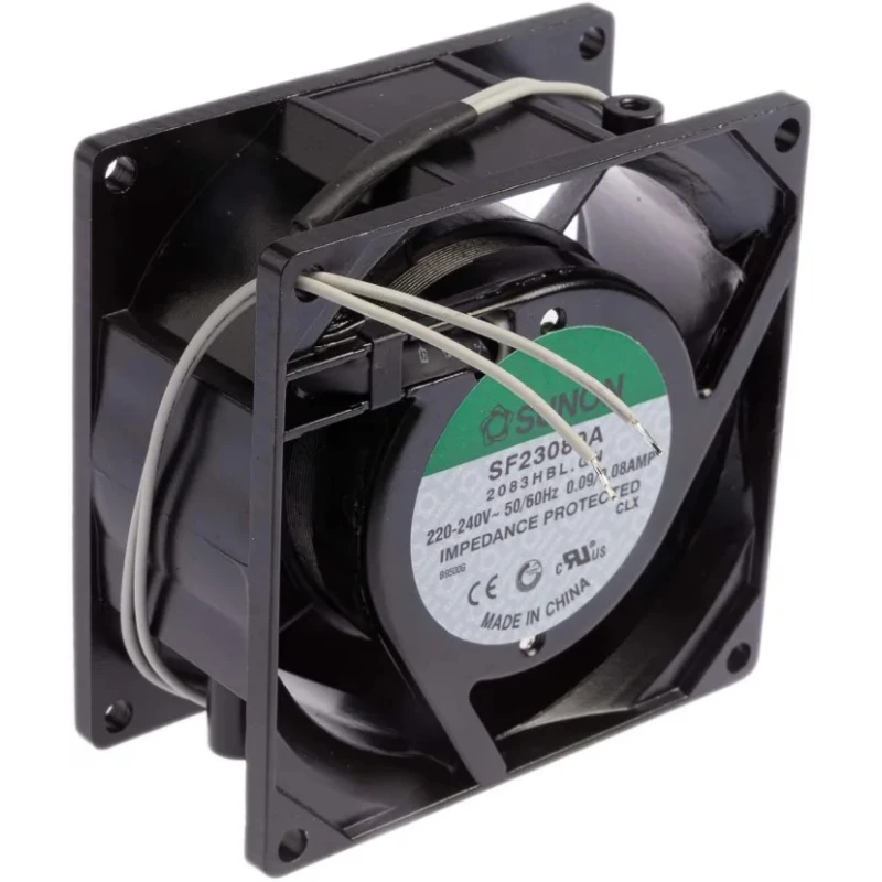Sunon SF Series Ball Bearing AC Axial Fan 230V AC 18W 40.8m³/h 80mm SF23080A/2083HBL.GN