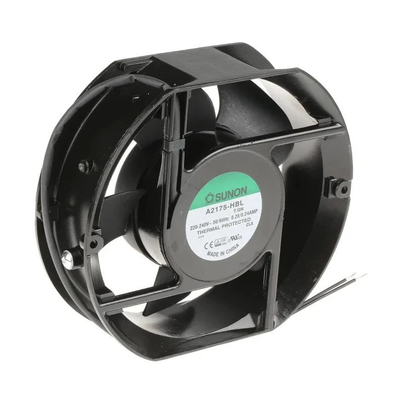 Sunon A2175 Series Axial Fan 230V AC 36W 306 m³/h Airflow 240 mA Max Ball Bearing Circular Frame 171 mm A2175HBL-T.GN