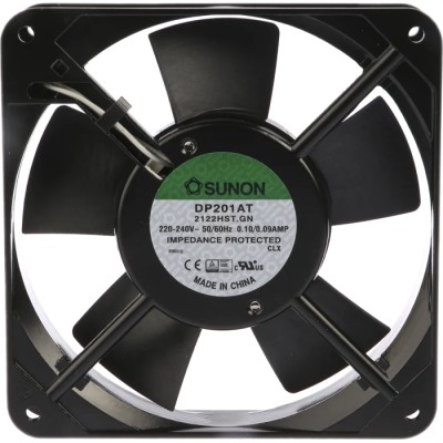 Sunon DP Series Axial Fan 230V AC 19W 2300rpm 109 m³/h Sleeve Bearing 120x120x25mm DP201AT/2122HST.GN