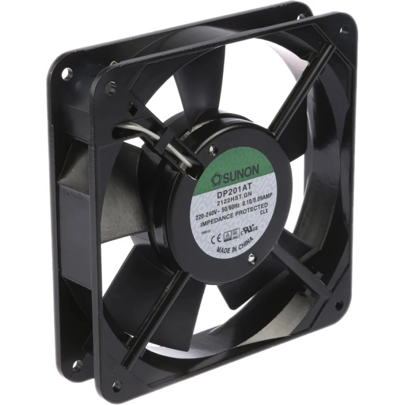 Sunon DP Series Axial Fan 230V AC 19W 2300rpm 109 m³/h Sleeve Bearing 120x120x25mm DP201AT/2122HST.GN