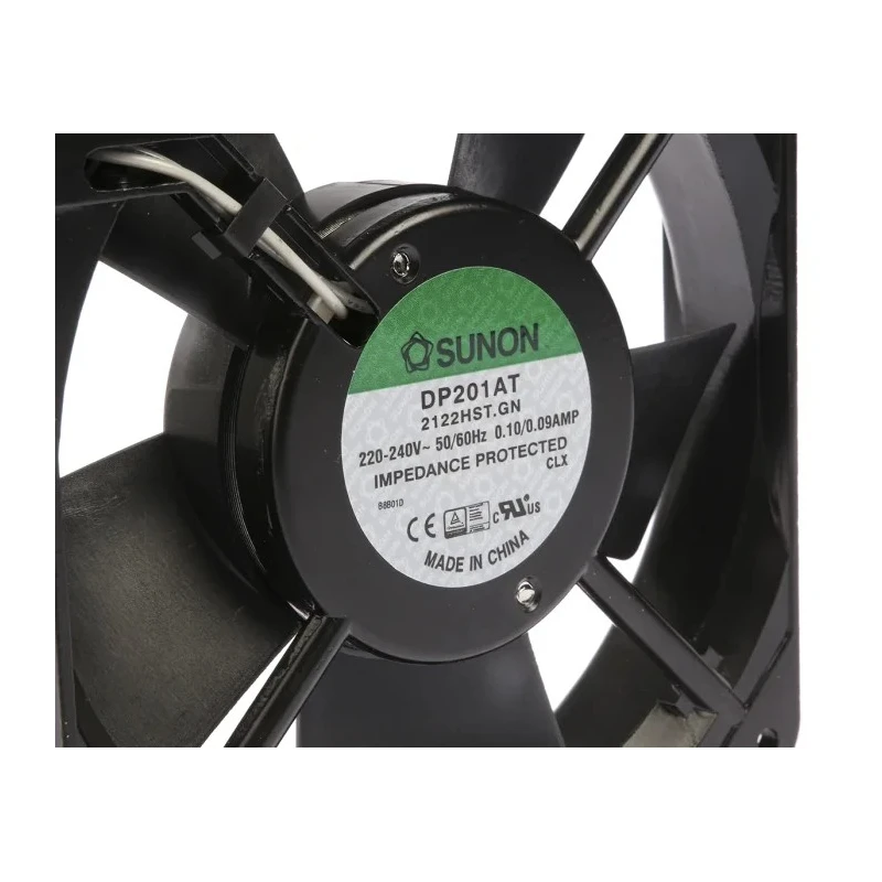Sunon DP Series Axial Fan 230V AC 19W 2300rpm 109 m³/h Sleeve Bearing 120x120x25mm DP201AT/2122HST.GN