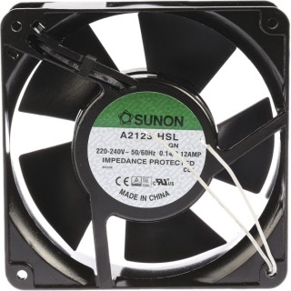 Sunon A2123 Series Axial Fan, 230V AC, 22W Power, 2750 RPM, 161.4 m³/h Air Flow, Sleeve Bearing, 120 mm x 120 A2123-HSL.GN