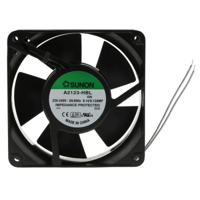 Sunon AC Ball Bearing Axial Fan 230V AC 22W 190.5 m³/h Airflow 120 mm Frame A2123-HBL.GN