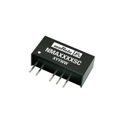 Murata Power Solutions NMA 1W SIP Dual Output Unregulated Isolated DC-DC Converter Through Hole Mount NMA0505SC