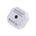 Sonitron 90 dB Through Hole Continuous External 9.5 mm Height 21 mm Length Piezo Buzzer Component SMAT-21-P10