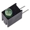Dialight Green Right Angle PCB LED Indicator 5 mm T-1 3/4, Single Colour, 1 LED, 1.9 V, 30 mA MAX, 80 mW Power 551-1307F