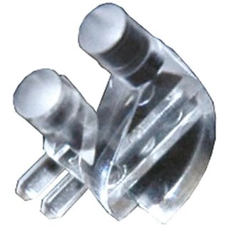 Dialight PCB 2-Way Right Angle Rigid LED Light Pipe Clear 3 x 3 mm 515-1061F