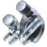 Dialight PCB 2-Way Right Angle Rigid LED Light Pipe Clear 3 x 3 mm 515-1061F