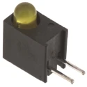 Dialight Yellow Right Angle PCB LED Indicator 5 mm (T-1 3/4), 1 LED, 1.8 V Single Colour 551-1207F