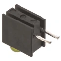 Dialight Yellow Right Angle PCB LED Indicator 5 mm (T-1 3/4), 1 LED, 1.8 V Single Colour 551-1207F