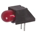 Dialight Red Right Angle PCB LED Indicator 5 mm (T-1 3/4), 1 LED 2.55 V Single Colour 550-5107F