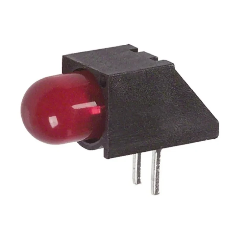 Dialight Red Right Angle PCB LED Indicator 5 mm (T-1 3/4), 1 LED 2.55 V Single Colour 550-5107F
