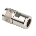 RS PRO Coaxial Connector Cable Male N Connector, 50 Ω, Straight Body Solder 546-2469