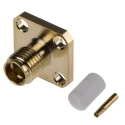 RS PRO Coaxial Connector Flange Female SMA 50 Ω Straight Body Solder 546-3175
