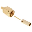 RS PRO Coaxial Connector Cable Male SMA 50 Ω Straight Body Crimp RG-174U 6 GHz 546-3210