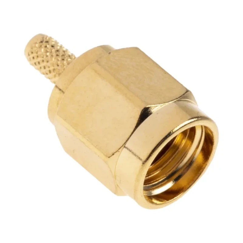 RS PRO Coaxial Connector Cable Male SMA 50 Ω Straight Body Crimp RG-174U 6 GHz 546-3210