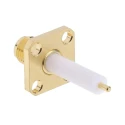 RS PRO Coaxial Connector Flange Female SMA, 50 Ω, Straight Body Solder 546-3181