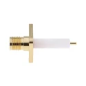 RS PRO Coaxial Connector Flange Female SMA, 50 Ω, Straight Body Solder 546-3181