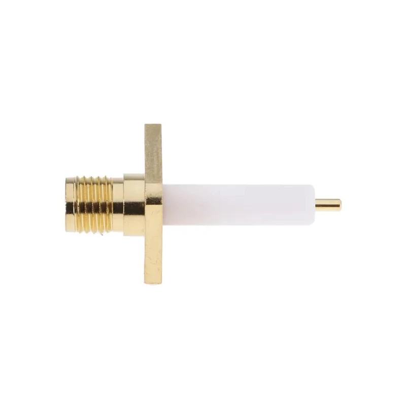 RS PRO Coaxial Connector Flange Female SMA, 50 Ω, Straight Body Solder 546-3181