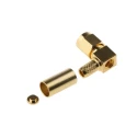 RS PRO Coaxial Connector Cable Male SMA 50 Ω Right Angle Body Crimp 546-3254