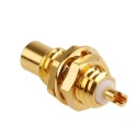 RS PRO Coaxial Connector Panel Mount Female SMC, 50 Ω Impedance, Straight Body, Solder Termination 546-3440