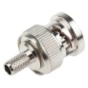 RS PRO Coaxial Connector Cable Male BNC, 50 Ω, Straight Body Crimp 546-3563