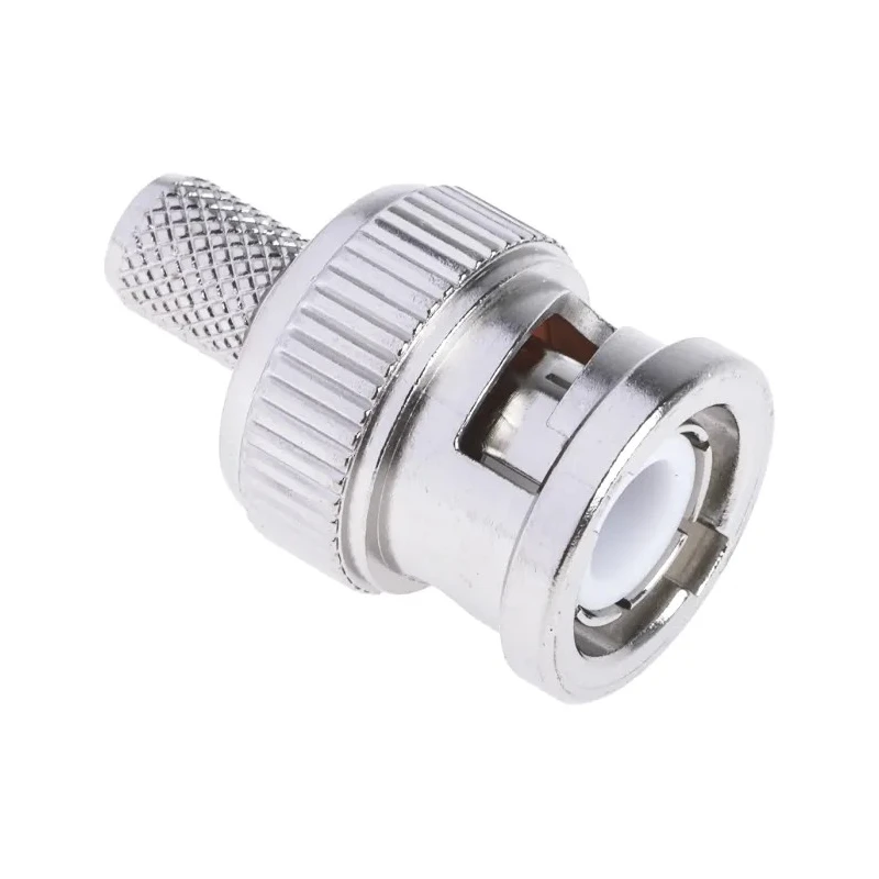 RS PRO Coaxial Connector Cable Male BNC 75 Ω Straight Body Crimp 546-3579