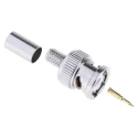 RS PRO Coaxial Connector Cable Male BNC 75 Ω Straight Body Crimp 546-3579