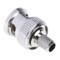 RS PRO Coaxial Connector Cable Male BNC 75 Ω Straight Body Crimp 546-3579