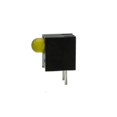 Dialight Yellow Right Angle PCB LED Indicator 5 mm (T-1 3/4), 1 LED, 7.5 V, Single Colour 551-0707F