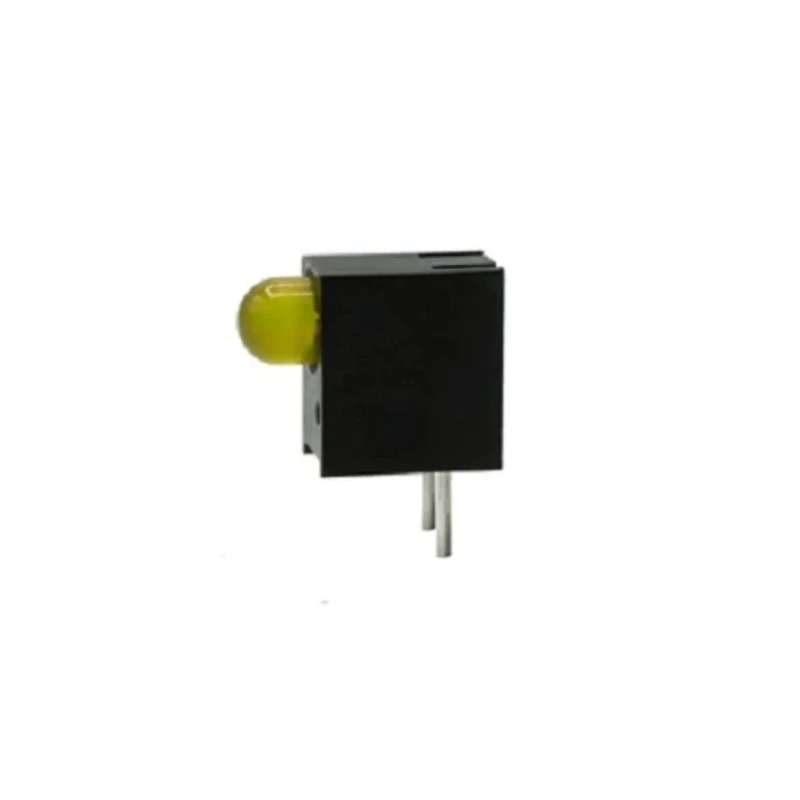 Dialight Yellow Right Angle PCB LED Indicator 5 mm (T-1 3/4), 1 LED, 7.5 V, Single Colour 551-0707F