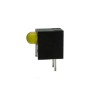 Dialight Yellow Right Angle PCB LED Indicator 5 mm (T-1 3/4), 1 LED, 7.5 V, Single Colour 551-0707F