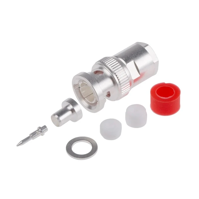 RS PRO Coaxial Connector Cable Male BNC, 75 Ω, Straight Body Clamp 546-4308