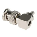 RS PRO Coaxial Connector Cable Male BNC, 50 Ω, Right Angle Body Crimp Connector for RG58 Cable 546-3872