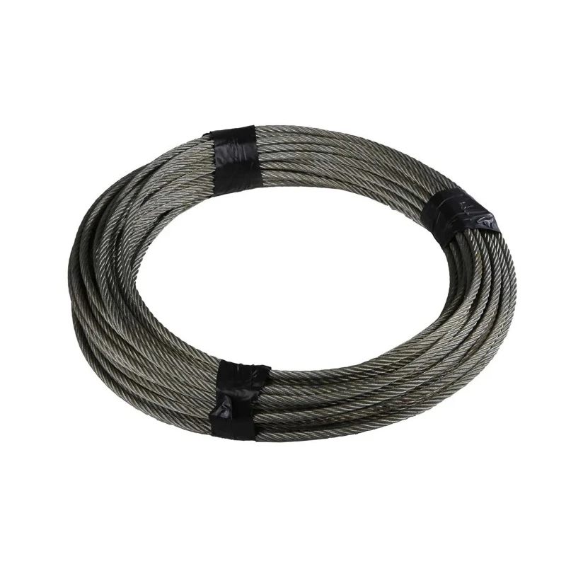 RS PRO Galvanised Steel Wire Rope 50M, 10mm Diameter, 6 Strands x 7 Wires, Safe Working Load 1390kg 247-9098