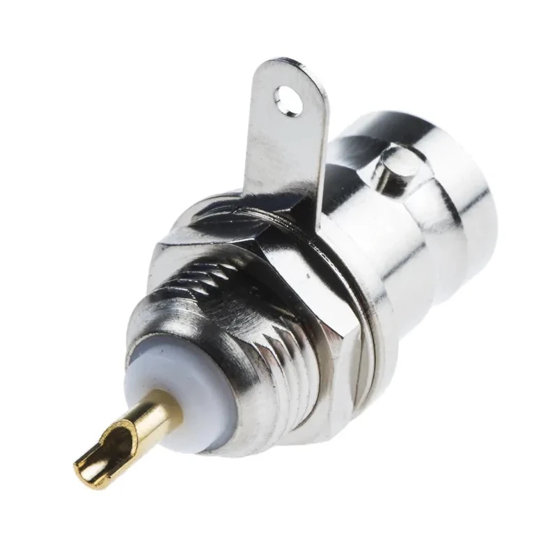 RS PRO Coaxial Connector Panel Mount Female BNC 75 Ω Straight Body Solder 546-4904
