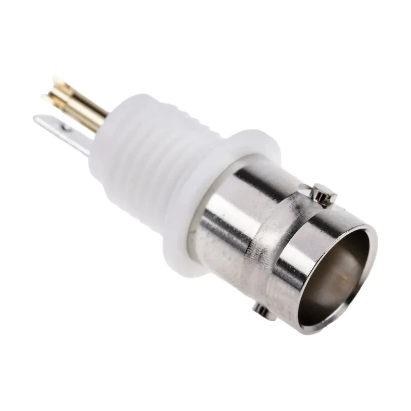 RS PRO Coaxial Connector Panel Mount Female BNC 50 Ω Straight Body Solder 546-4910