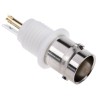 RS PRO Coaxial Connector Panel Mount Female BNC 50 Ω Straight Body Solder 546-4910