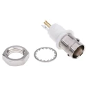 RS PRO Coaxial Connector Panel Mount Female BNC 50 Ω Straight Body Solder 546-4910