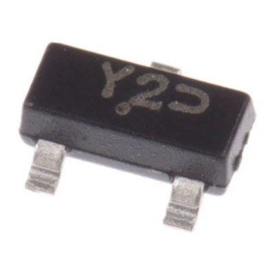 onsemi 12 V 300 mW Surface Mount Zener Diode, Single Element, 5% Tolerance, 3-Pin SOT-23 BZX84C12LT1G