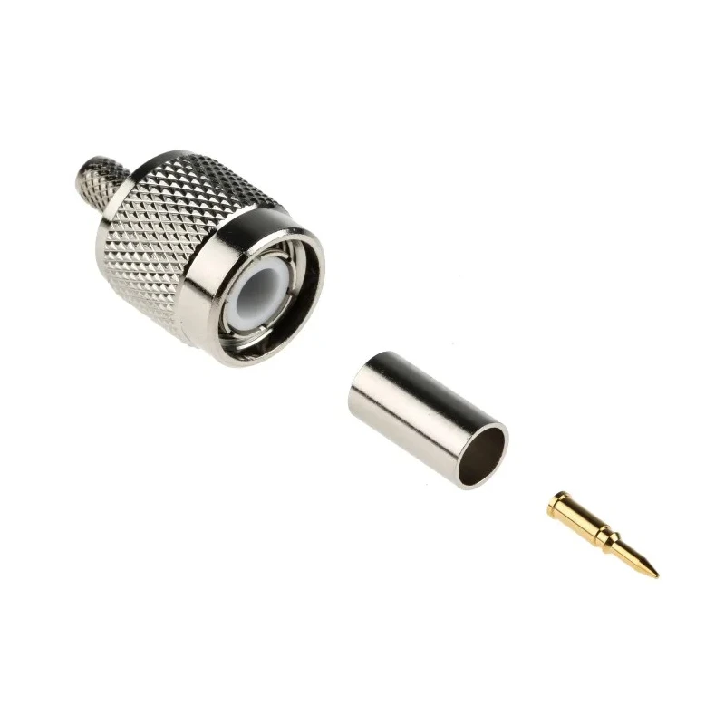 RS PRO Coaxial Connector Cable Male TNC, 50 Ω, Straight Body Crimp 546-5200