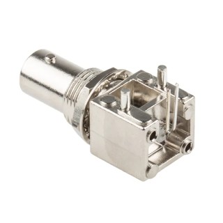 RS PRO Coaxial Connector PCB Female BNC 50 Ω Right Angle Body Through Hole 546-5165