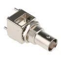 RS PRO Coaxial Connector PCB Female BNC, 50 Ω, Straight Body Through Hole 546-5187