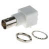 RS PRO Coaxial Connector PCB Female BNC, 75 Ω, Right Angle Body, Through Hole Mount 546-5159