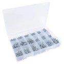 RS PRO Steel 1200 Piece Pozidriv and Slot Drive Self-Tapping Screw and Bolt Kit 546-3478