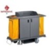 Mild Steel Housekeeping Maid Trolley 50 ltr