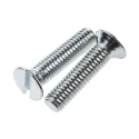 RS PRO Slot Countersunk Steel Machine Screw 25 mm M6 546-1595