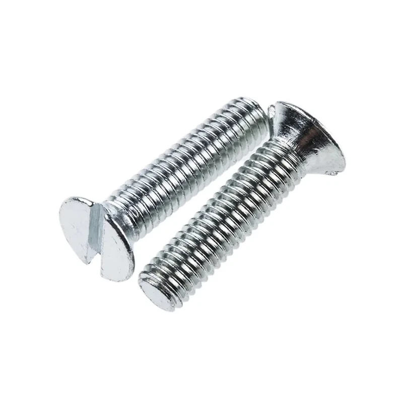 RS PRO Slot Countersunk Steel Machine Screw 25 mm M6 546-1595