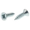 RS PRO Bright Zinc Steel Countersunk Head Self-Tapping Screw 13 mm Thread Size 6 546-5480