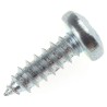 RS PRO Bright Zinc Steel Pan Head Self-Tapping Screw 13 mm Thread Size 8 A4 546-5705